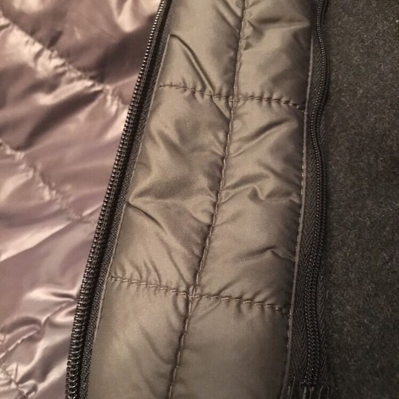 Express Tech Wool Button Zip Coat - Picture 8 of 12